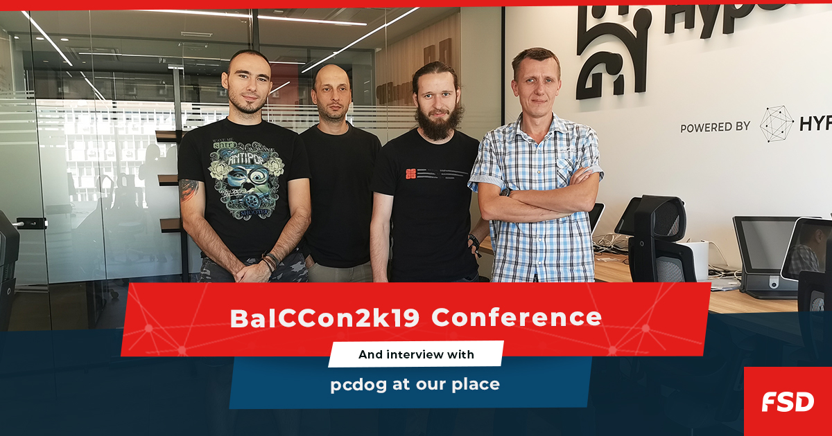 BalCCon2k19 and interview with pcdog at our place